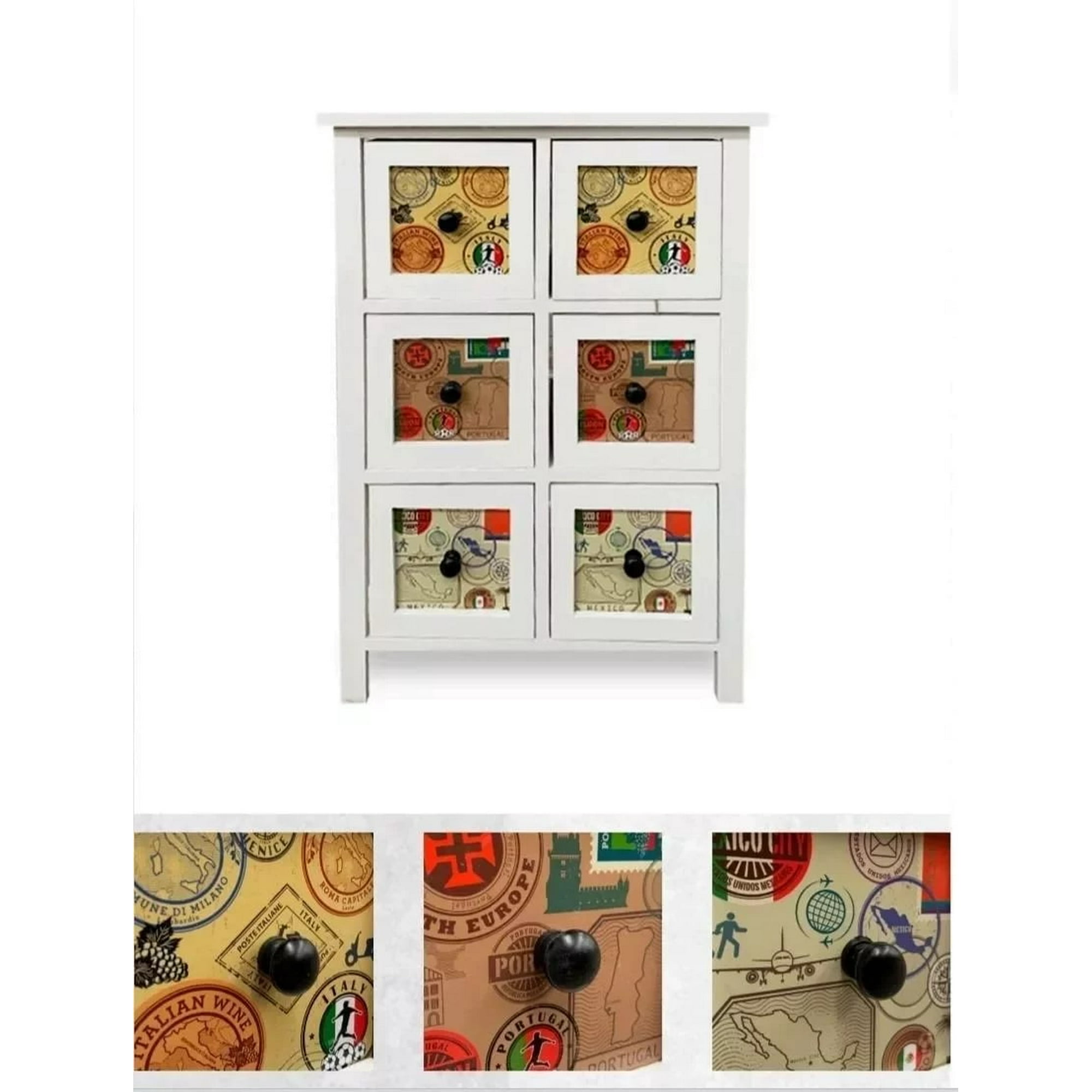 Sorento - Mueble 6 Cajones Mix - S0771