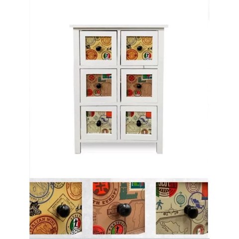 Sorento - Mueble 6 Cajones Mix - S0771