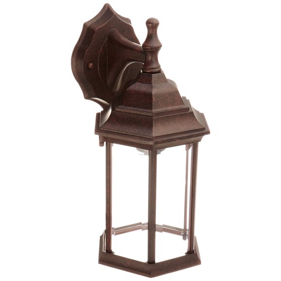 Aplique De Pared Exterior F7841 62 Bronce Y Vidrio
