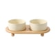 thumbnail image 4 of Cuencos De Comida Para Gatos, Plato De Cerámica Liso Para Gatos, Cuencos Para Perros Para Comida, Gatos Mayores De Interior, Color Beige, 4 of 5