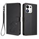 thumbnail image 1 of Honor 600 Smart Funda Billetera con Estampado de Gato, Negro, 1 of 6