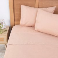 Mashini - Sábana 144 Hilos Colores Lisos King Malva