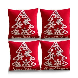 Genérico - Juego De 4 Fundas De Cojin Para Navidad K11