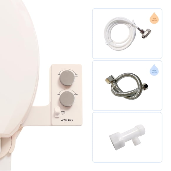 Accesorio bidé para inodoro TUSHY Spa con agua tibia y autolimpieza