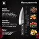 thumbnail image 4 of Cuchillo de chef COOLINA Altomino de acero de tungsteno de 18 cm, 4 of 8