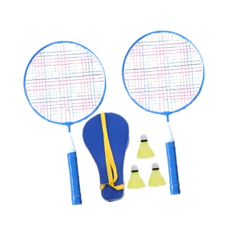 Ioensy - Juego De Tenis Y Bádminton Para Niños, Regalo De Raquetas De Tenis Para Parque, Gimnasio Interior, Color Azul