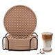 thumbnail image 1 of Posavasos de goma protector de escritorio con soporte, antideslizante y resistente al calor., 1 of 6