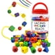 thumbnail image 1 of Lacing Beads LMC Products de madera, 125 piezas, para niños de 3 años, 1 of 6