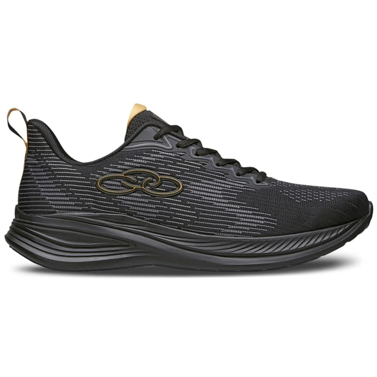 Olympikus - Zapatilla Hombre Marte Negro/dorado