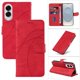 thumbnail image 1 of Funda tipo cartera con tapa para Samsung Galaxy S25 Edge con tarjetero, soporte y cubierta magnética Rojo, 1 of 5