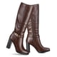 thumbnail image 5 of Botas Largas Mujer Tacon Grueso De Moda Vintage Weide QBM12, 5 of 8