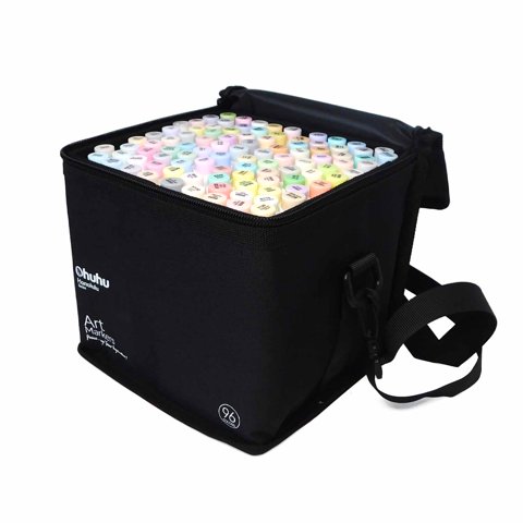 Ohuhu 96 Marcadores Alcohol Tonos Pastel Pincel & Biselada