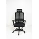 thumbnail image 4 of Silla de Oficina para Escritorio con Apoyacabeza Brazo Regulable Negra, 4 of 5