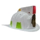 thumbnail image 2 of Casco blanco Costume Aeromax Fire Fighter con luces y sirena, 2 of 7