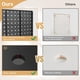 thumbnail image 4 of Peg Board FZK PegBoard ABS negro de 60 x 60 cm con accesorios, paquete de 4, 4 of 7