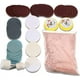 thumbnail image 1 of Kit de pulido de vidrio de 34 piezas, limpiador de rayones, reparación de ventanas, polvo de óxido de cerio, almohadilla y rueda para pulir., 1 of 5