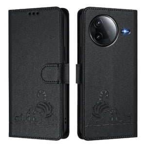 Funda Tipo Cartera Foxdock Para Xiaomi Poco F7 Ultra 5G Con Soporte, Ranuras, Rfid, Diseño De Gato