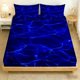 thumbnail image 1 of 3pcs Blue Electric Light Pattern Printed Set Soft and Skin-Friendly Polyester Fabric, 1 of 1