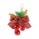 thumbnail image 1 of Adorno De Lazo De Campanas, Decoraciones Navideñas Artesanales Novedosas Para Fiesta Navideña, 3 Rojo, 1 of 5