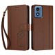 thumbnail image 3 of Funda Cartera Trébol para Motorola Moto G Play 2024 4G con Ranuras Tarjetas y Carga Inalámbrica Marrón, 3 of 6