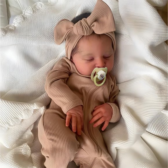 Muñeca Jizhi Reborn 45 cm Vinilo Suave Niña