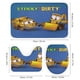 thumbnail image 3 of Juego de Cortina de Ducha de 4 Piezas Desmarcar Temática Stinky y Dirty, 3 of 6