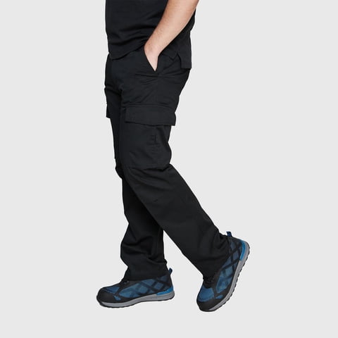 Jayson - Pantalón Cargo Gabardina T/C Hombre Negro 40