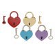 thumbnail image 5 of Candado Con Forma De Corazón Vintage De 4 Piezas Con Llave, Juego De Cerradura Para Manualidades Con Maleta Peque?a, 5 of 5