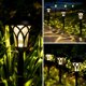 thumbnail image 2 of Luces solares para jardín GIGALUMI, paquete de 6, blanco cálido, metal, 2 of 8