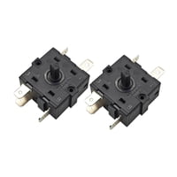 Magideal - Piezas De Control Del Ventilador De Enfriamiento De 2 Piezas Interruptor De Selección Giratoria Fácil De Instalar El Interruptor De Aire Acondicionado 5 Pies