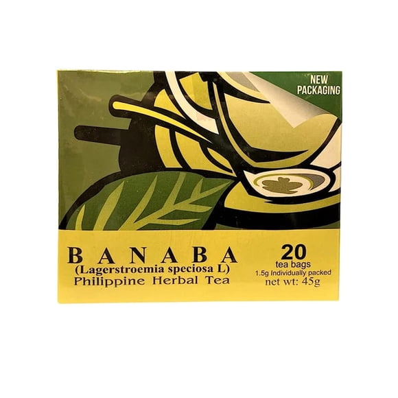 Té orgánico de banaba filipina 20 bolsitas 100% natural