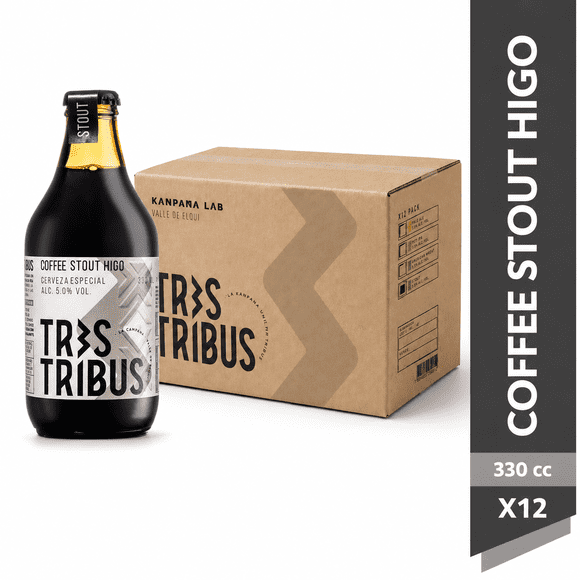 Cerveza artesanal Coffee Stout Higo- Caja x 12 und 330cc