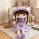 thumbnail image 3 of Muñeca De Trapo De Peluche Tierna Suave 45cm lila, 3 of 3