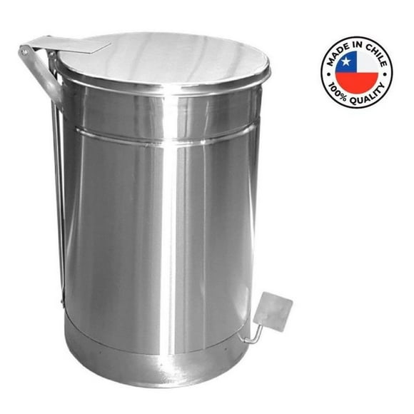 Basurero de Acero Inoxidable 90 LT