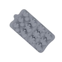 Genérico - Molde De Silicona 10X19Cm Para Hornear Figura De Dinosaurios