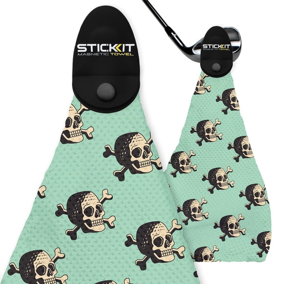 Toalla de golf magnética STICKIT ultraabsorbente de microfibra 29 x 29 cm