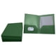 thumbnail image 4 of Folders escolares de polipropileno School Smart de 2 bolsillos, verdes, paquete de 25, 4 of 9