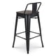 thumbnail image 5 of Pack 4 Taburetes de Bar Tolix Negro 77 cm (madera Oscura)| Bar| Cocina, 5 of 9