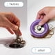 thumbnail image 5 of Protector y colador atrapa cabellos TubRing para desagüe emergente, violeta, 5 of 8