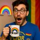 thumbnail image 5 of Taza Heat Change Straws con diseño de arcoíris con la letra «I'm Gay», 5 of 8