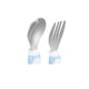 thumbnail image 2 of Set Cubiertos De Metal Celeste, 2 of 2