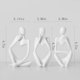 thumbnail image 2 of Escultura Decorativa BrownLove 3 Pensadores Blanco 12 cm, 2 of 3