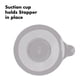 thumbnail image 3 of Tapón para bañera OXO Good Grips (silicona y acero inoxidable), color gris, 3 of 6