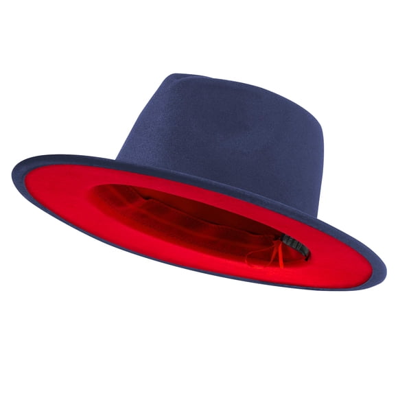 Sombrero Fedora Jingsha de fieltro de ala ancha en Panamá para hombre y mujer