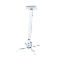 Magideal - Proyector De Montaje En Techo O Pared Ajustable, Fácil De Instalar, Universal, Con Tubo Telescópico Para El Hogar, Sala De Conferencias, Dormitorio De Blanco