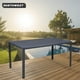 thumbnail image 2 of Mesa Terraza Polywood Impermeable 156x78cm Gris Gris Tamaño Único, 2 of 4