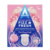Astonish - Toilet Bowl Fizz & Fresh Pink Peony Fresh 8 Unidades