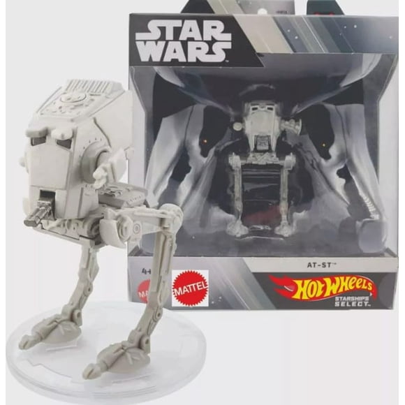 Vehículo fundido Hot Wheels Star Wars Starships AT-ST