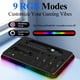 thumbnail image 4 of Dock de Carga Multifuncional para Controlador Switch 2 y Controlador PRO con Luz RGB y Almacenamiento para Cartuchos de Juego, 4 of 8