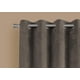 thumbnail image 3 of Panel de cortina Monarch Specialties Room Darkening Velvet Taupe, 3 of 6